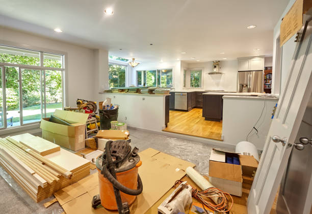 Professional Cabinet Installation technician working in Chalfont, PA